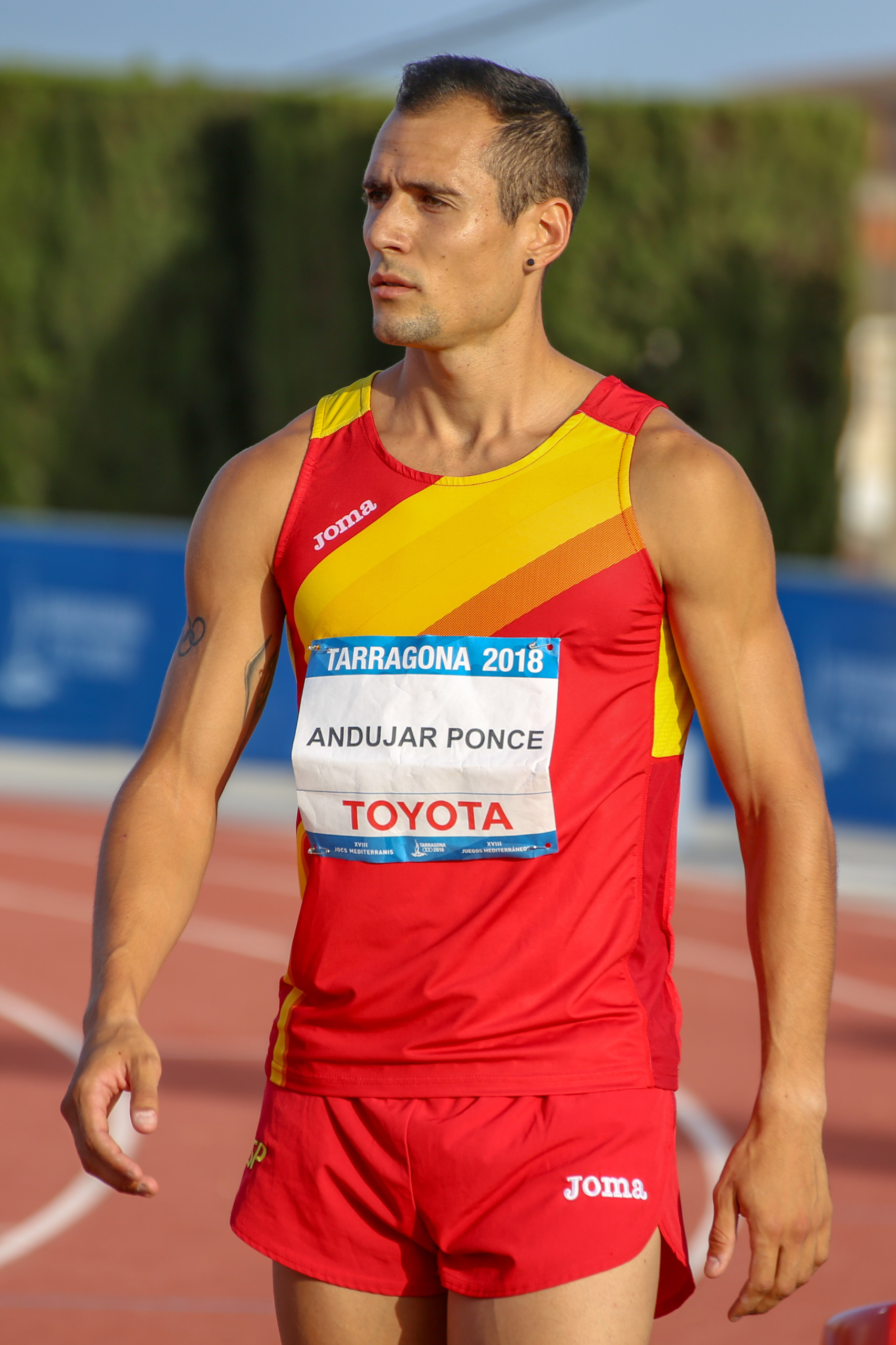 Dani Andújar en competición