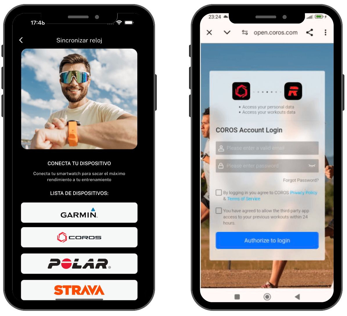 Sync Coros with Runnify