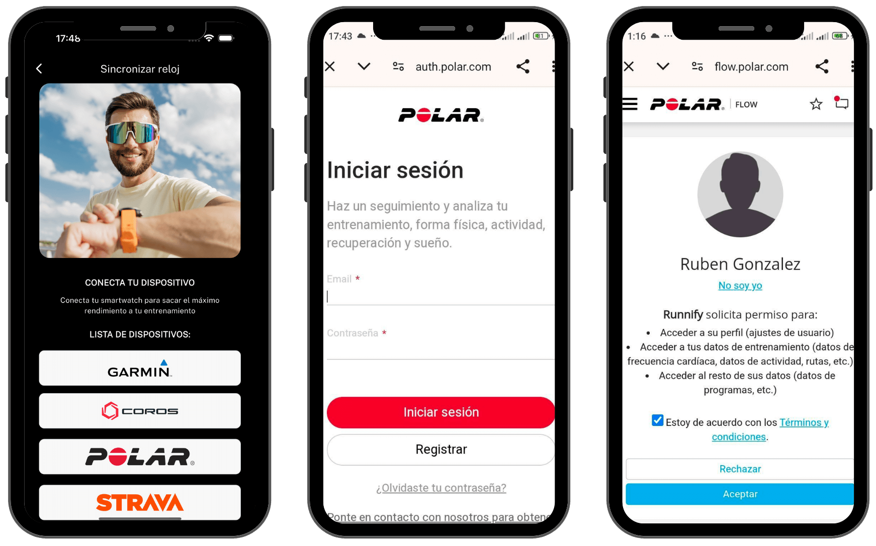 Sync Polar with Runnify