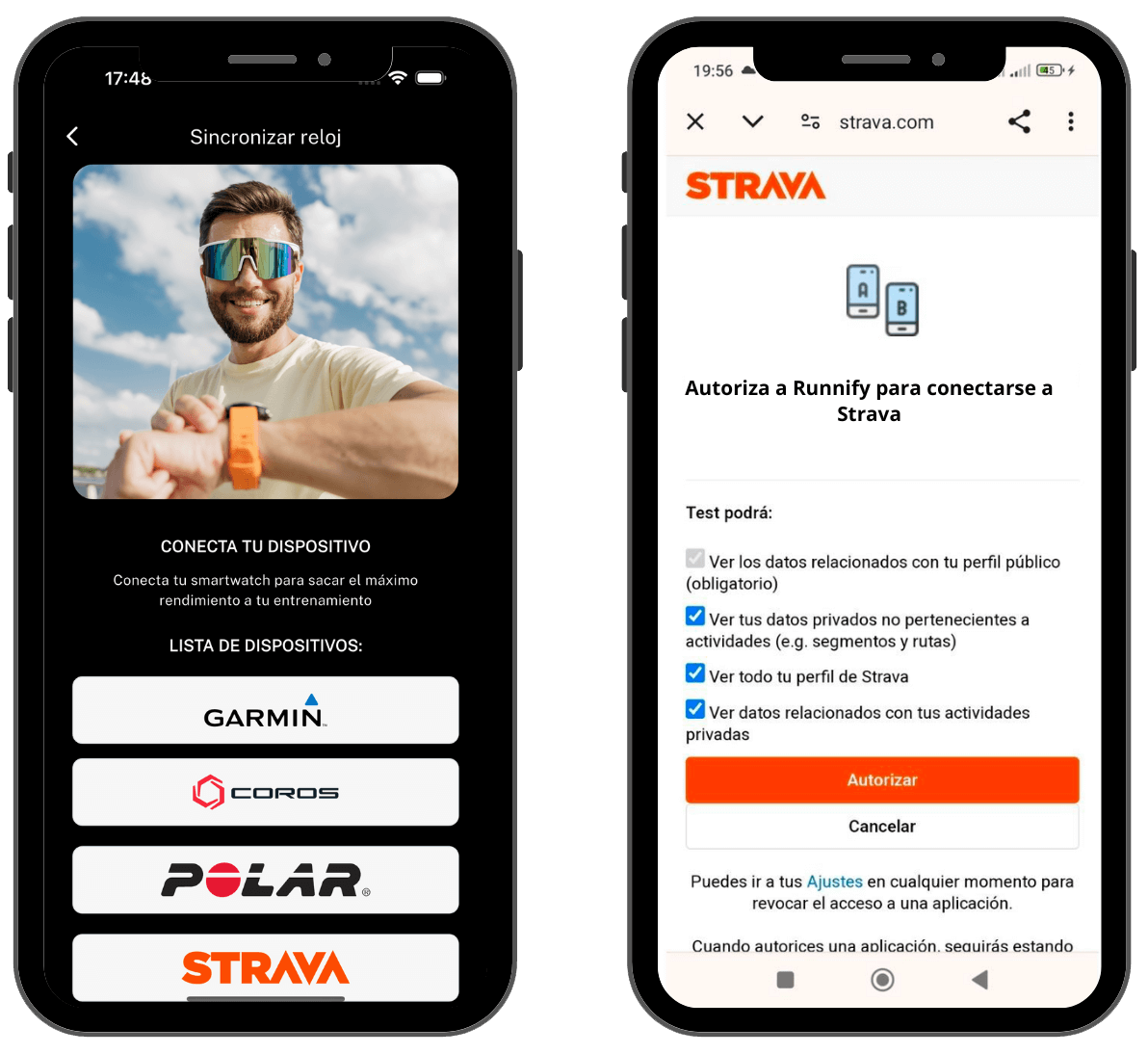 Sync Strava with Runnify